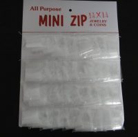 Zip lock mini bag 1.25x 1.25 /display